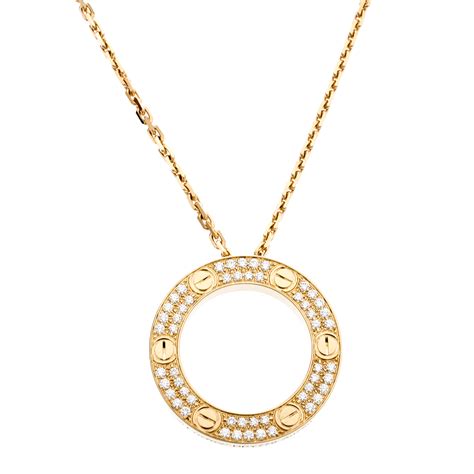 cartier love necklace